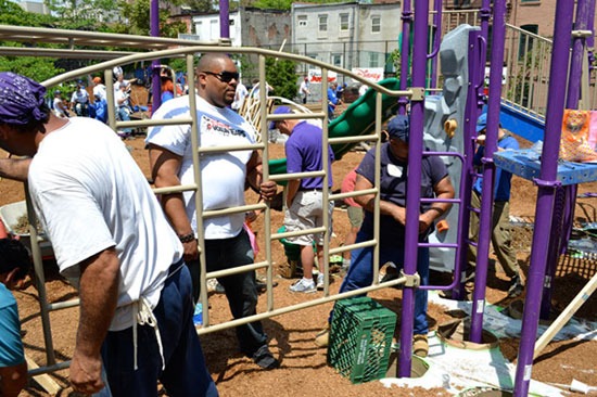 New York Restoration Project – KaBOOM! Playground Build in East Harlem