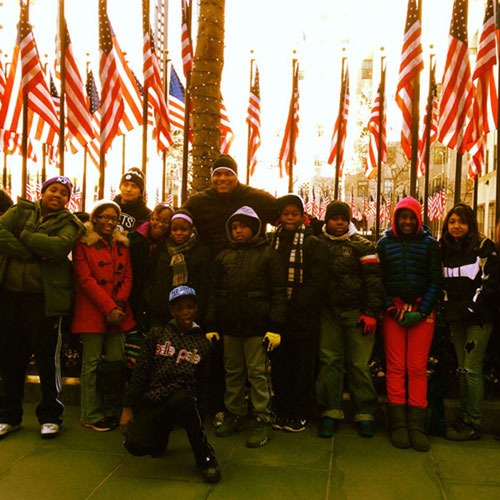 HeartShare – Youth Mentor Program visit to The Rink at Rockefeller Center